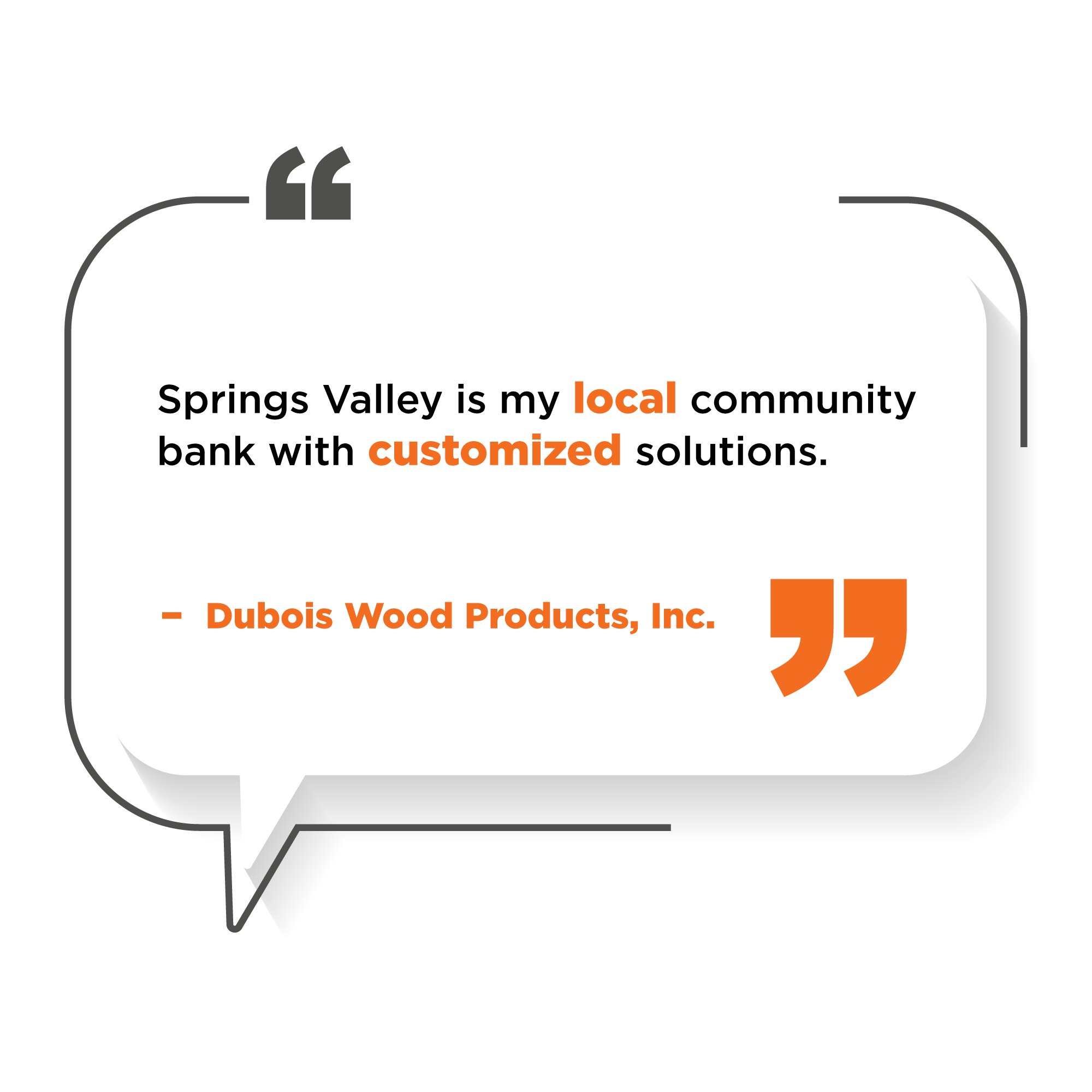 Dubois Wood Testimonial